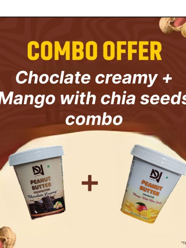 Combos Choclate Creamy + Mango with Chia Seeds