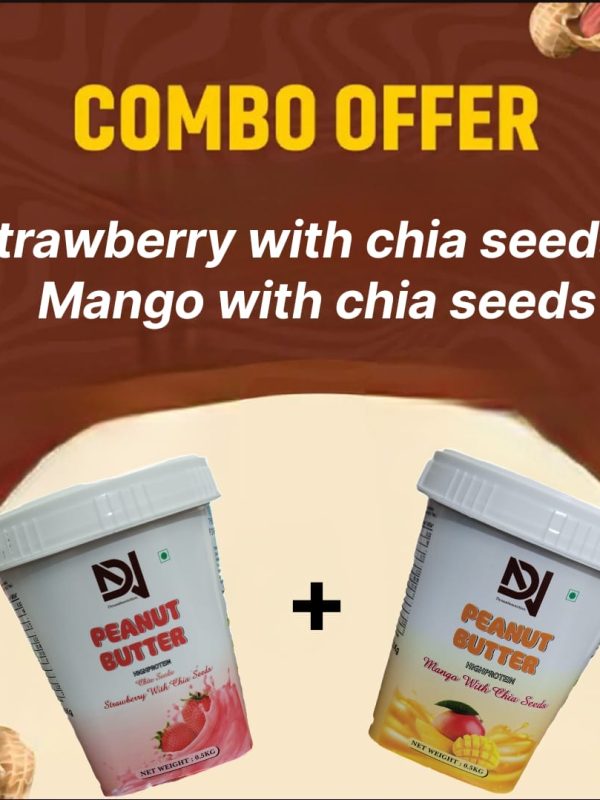 Combo - Strawberry with Chia Seeds + Mango with Chia Seeds